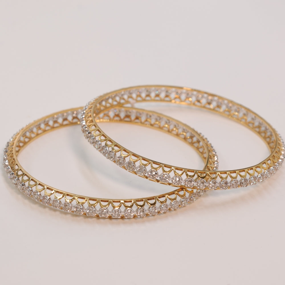 Opulent Diamond Bangle Set