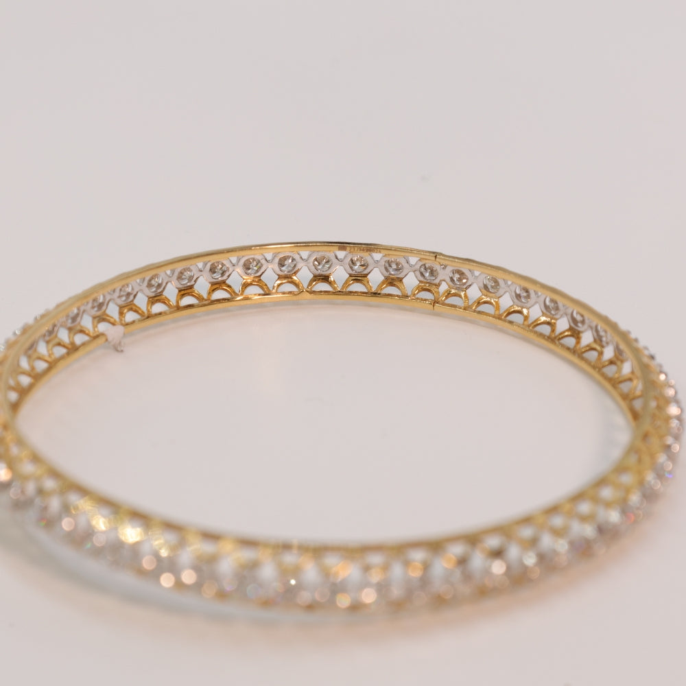 Opulent Diamond Bangle Set