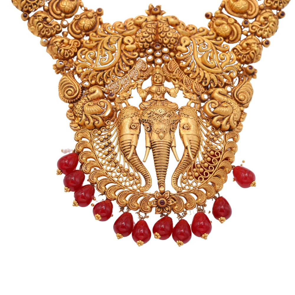 Grand Gold Lakshmi Rani haar Set