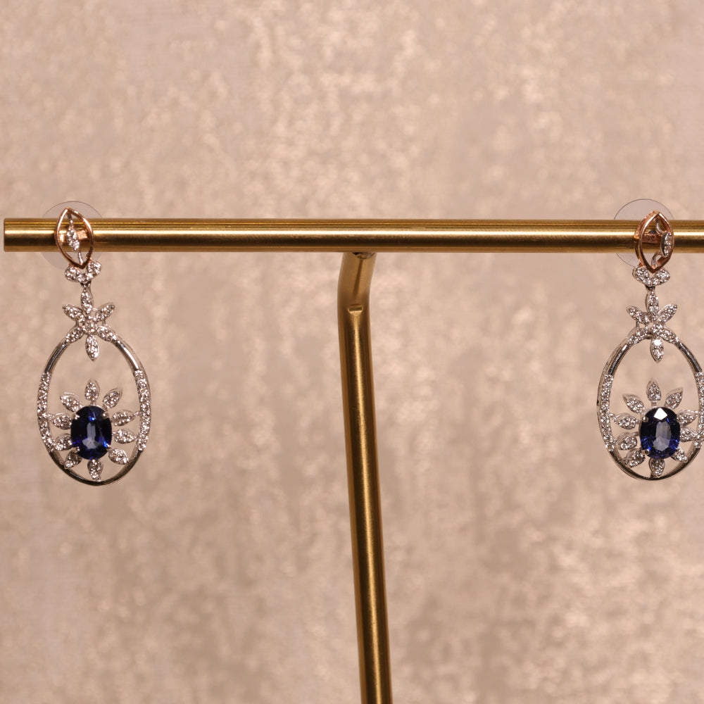 Classic Diamond and Sapphire Necklace Set