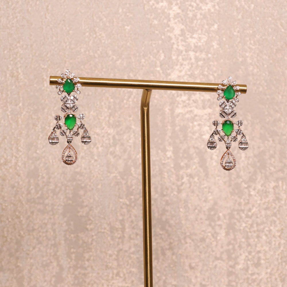 Timeless Emerald and Diamond Necklace Set