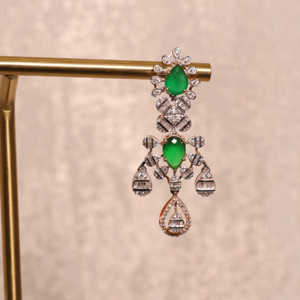 Timeless Emerald and Diamond Necklace Set