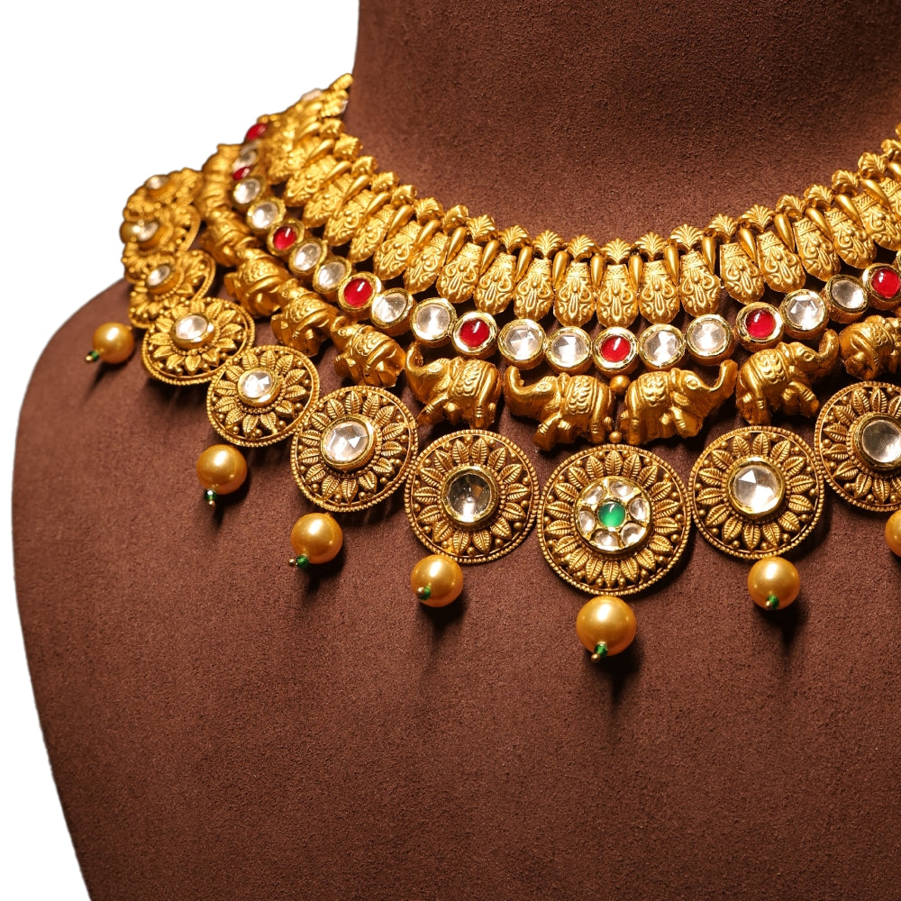 Royal Gold Necklace Set