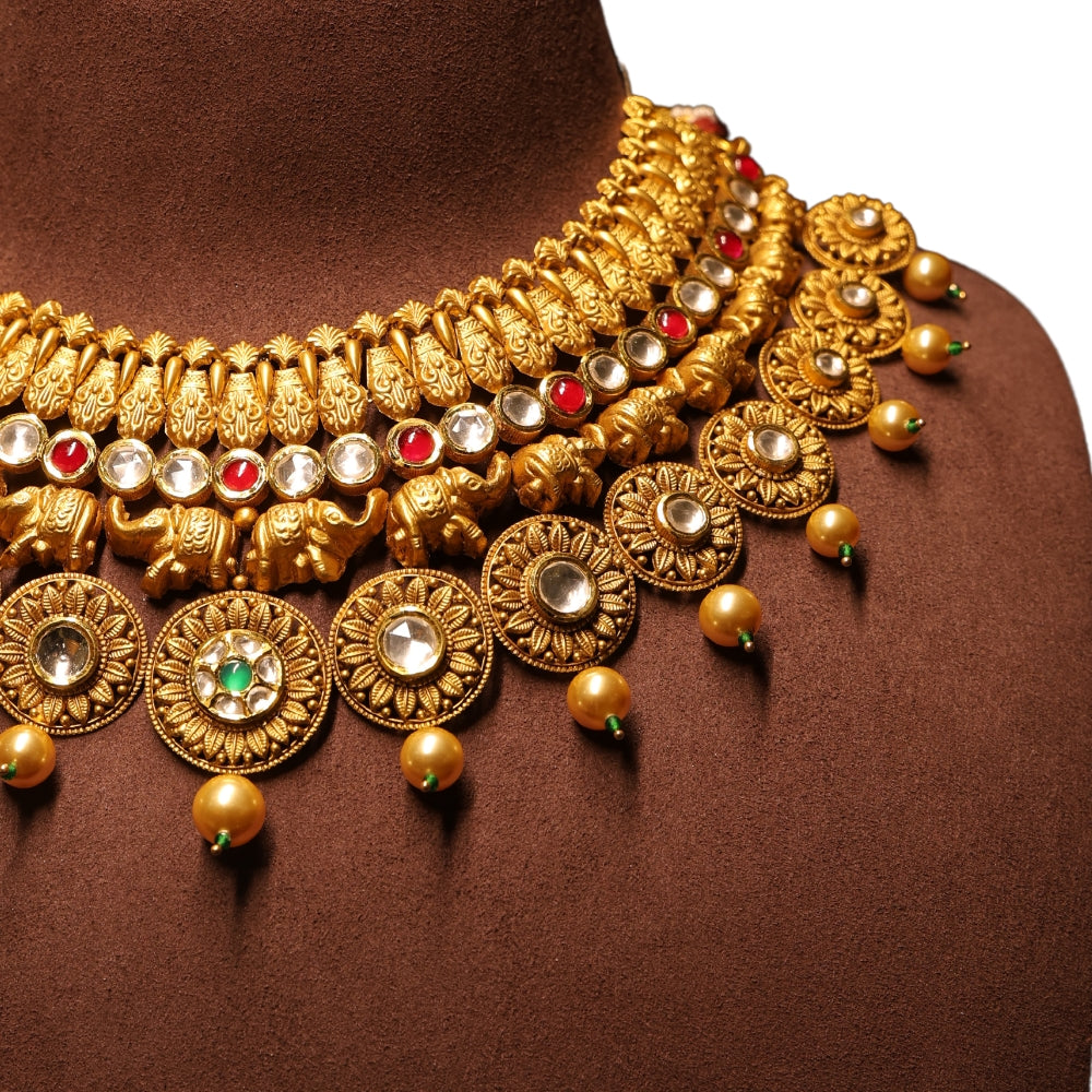 Royal Gold Necklace Set