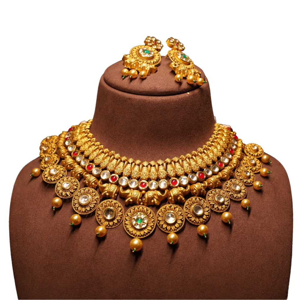 Royal Gold Necklace Set