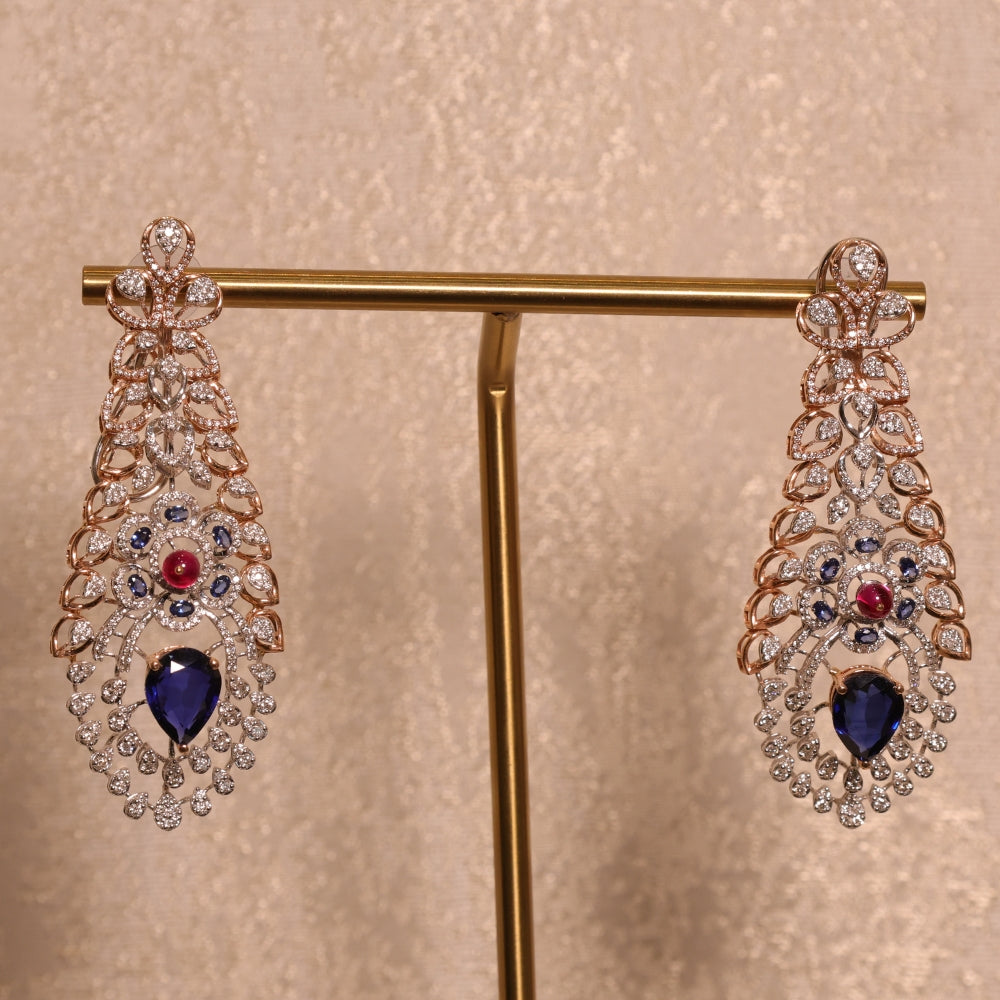 Timeless Diamond and Sapphire Necklace Set