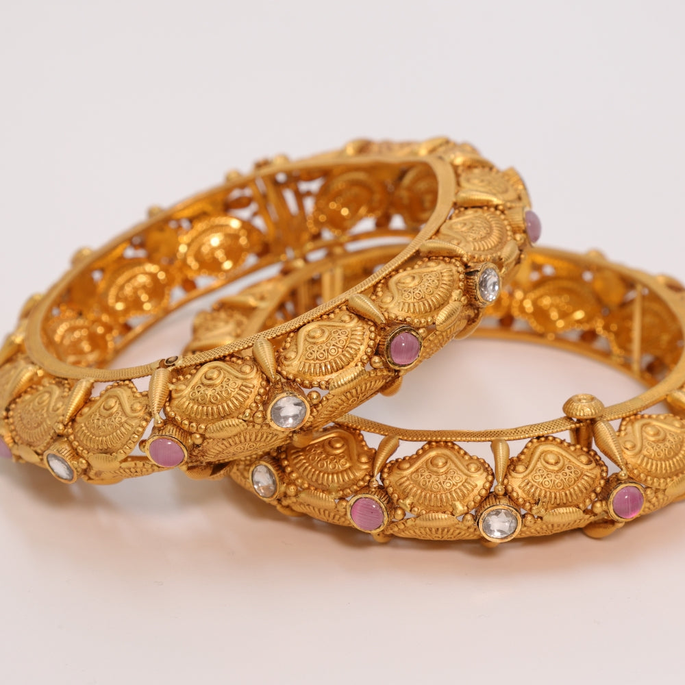Traditional Gold Bangle Set
