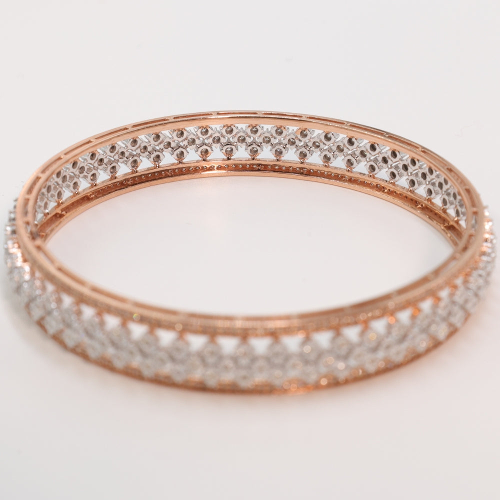 Luxurious Diamond Bangle Set